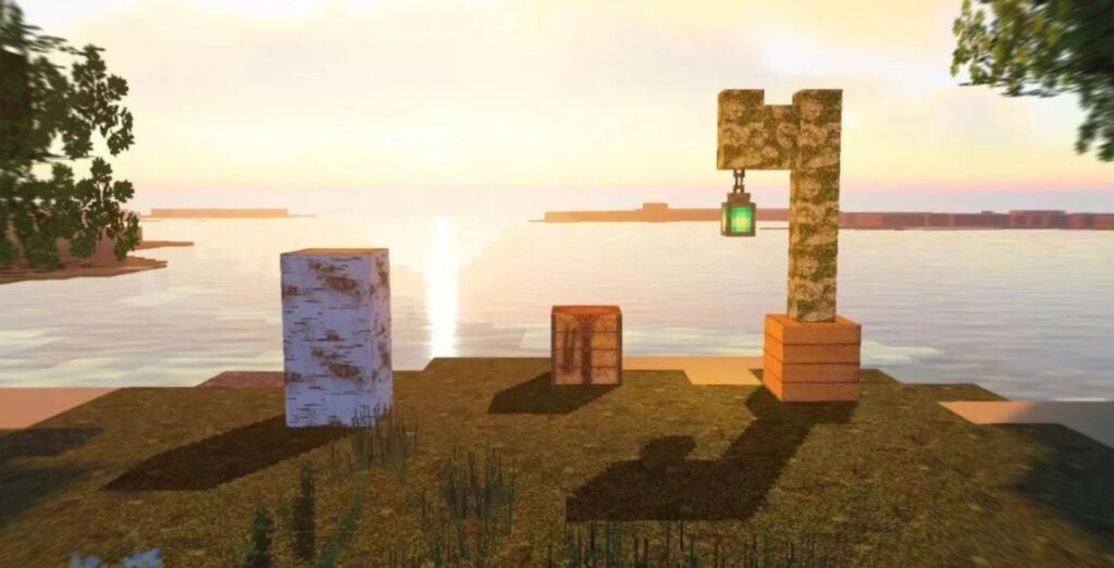 Hiệu ứng ánh sáng Minecraft 2024