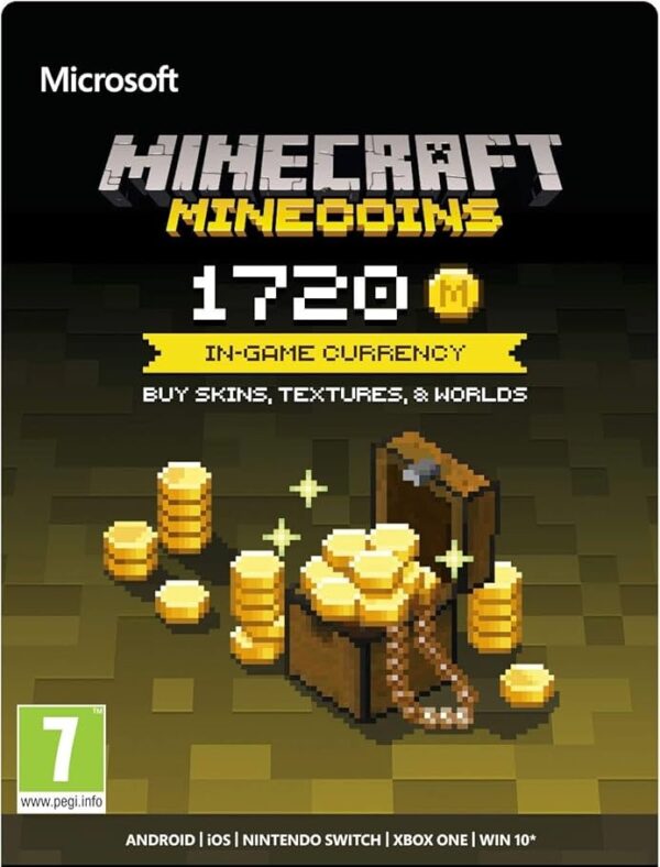 Mã quà tặng  Minecraft Minecoin Pack 1720 Coins