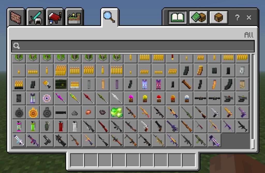 Radium’s Armament – Addon Súng Hiện Đại Cho Minecraft Bedrock/PE 3 súng Radium’s Armament