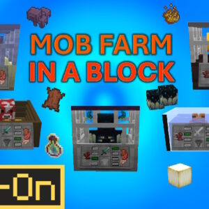 Mob Farm in a Block Add-On - Việt hóa