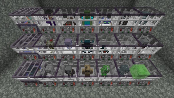 Mob Farm in a Block Add-On - Việt hóa