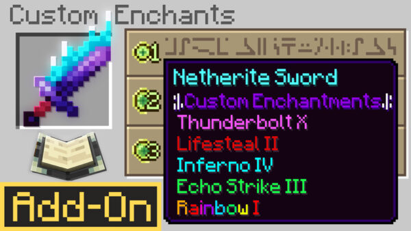 CUSTOM ENCHANTS! Add-On [1.2] - Việt hóa
