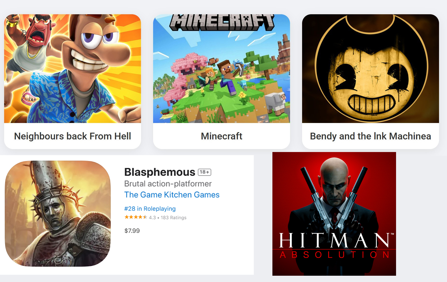 Kids Store - Woo Product Template 1 ID Apple Minecraft, Hitman, Blasphemous, Bendy và một số Game Hot