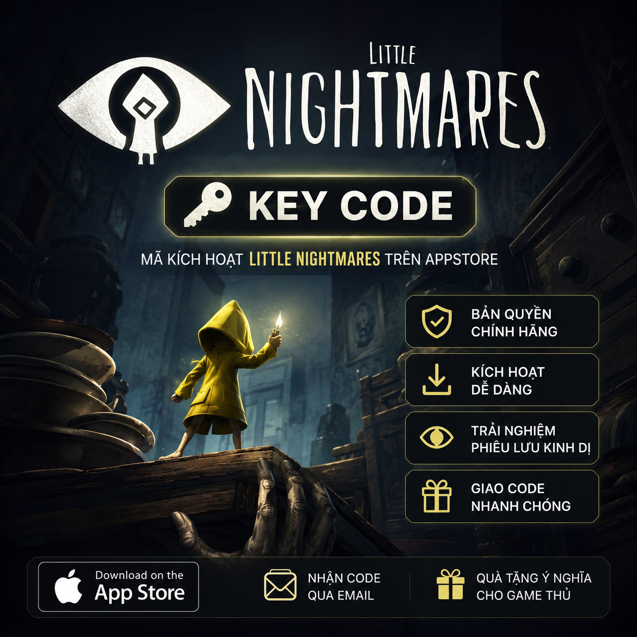 Kids Store - Woo Product Template 9 Little Nightmares Key Code - Mã Kích Hoạt Bản Quyền Appstore